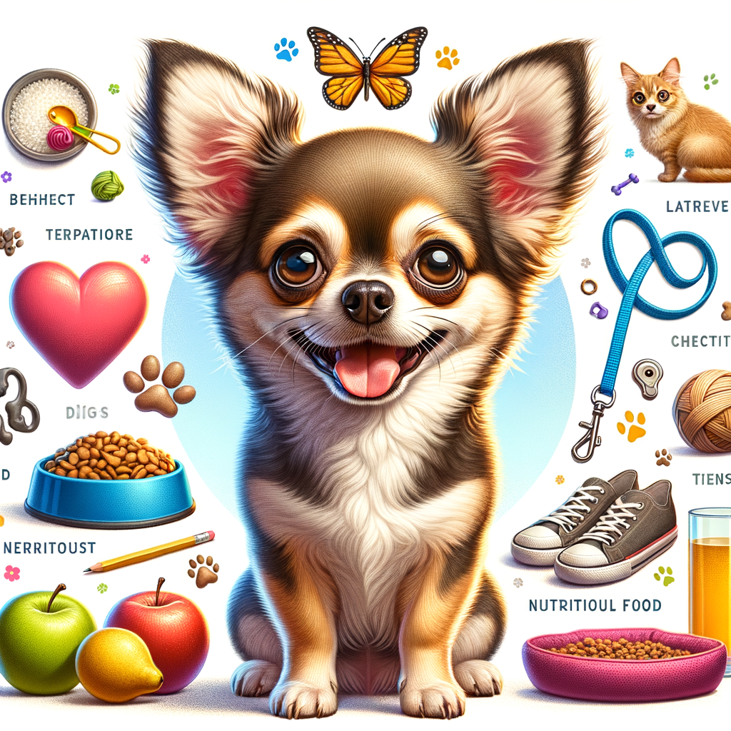 Playful Chihuahua showcasing its big personality and typical Chihuahua behavior, representing key Chihuahua characteristics and personality traits, and providing information about Chihuahua dog care and the Chihuahua dog breed for understanding Chihuahuas better.