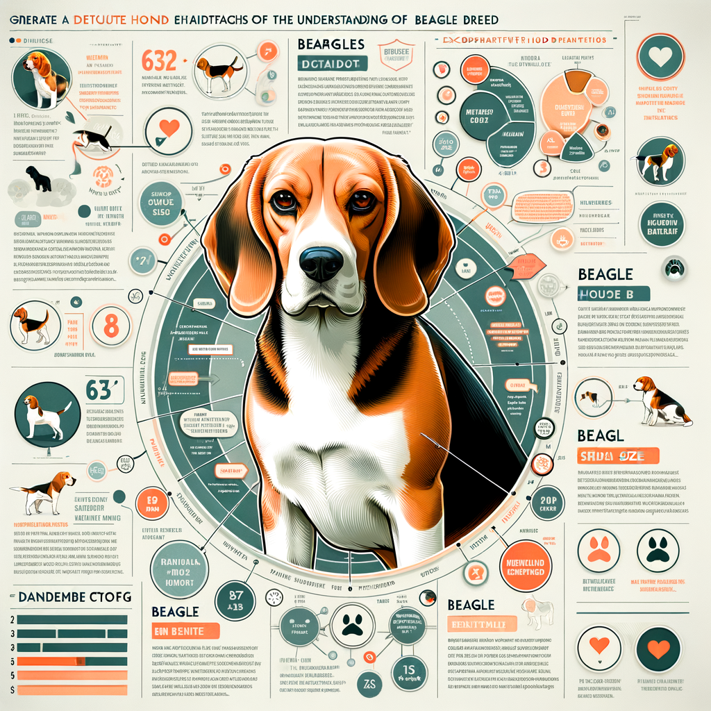 Infographic illustrating Beagle breed characteristics, providing hound breed information and unraveling Beagle breed mysteries for better understanding of Beagles and their distinctive hound dog characteristics.