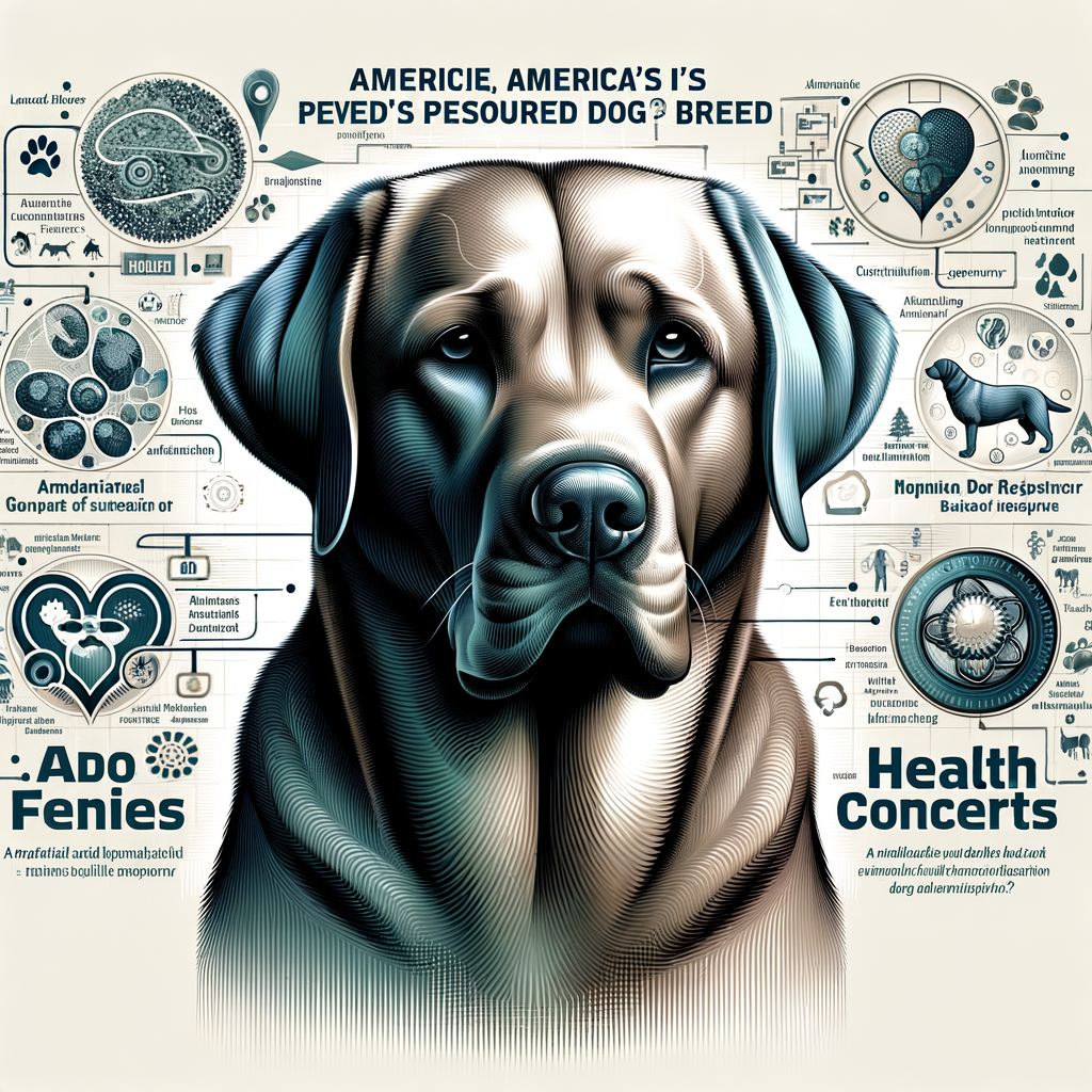 Healthy and well-trained Labrador Retriever showcasing its friendly temperament and characteristics, symbolizing America's favorite dog breed, with subtle hints at Labrador Retriever care and potential health issues for understanding Labrador Retrievers.